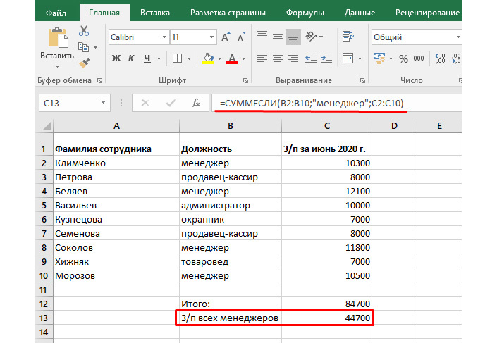 функции excel для экономистов