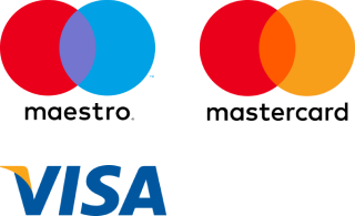 Visa, MasterCard, Maestro